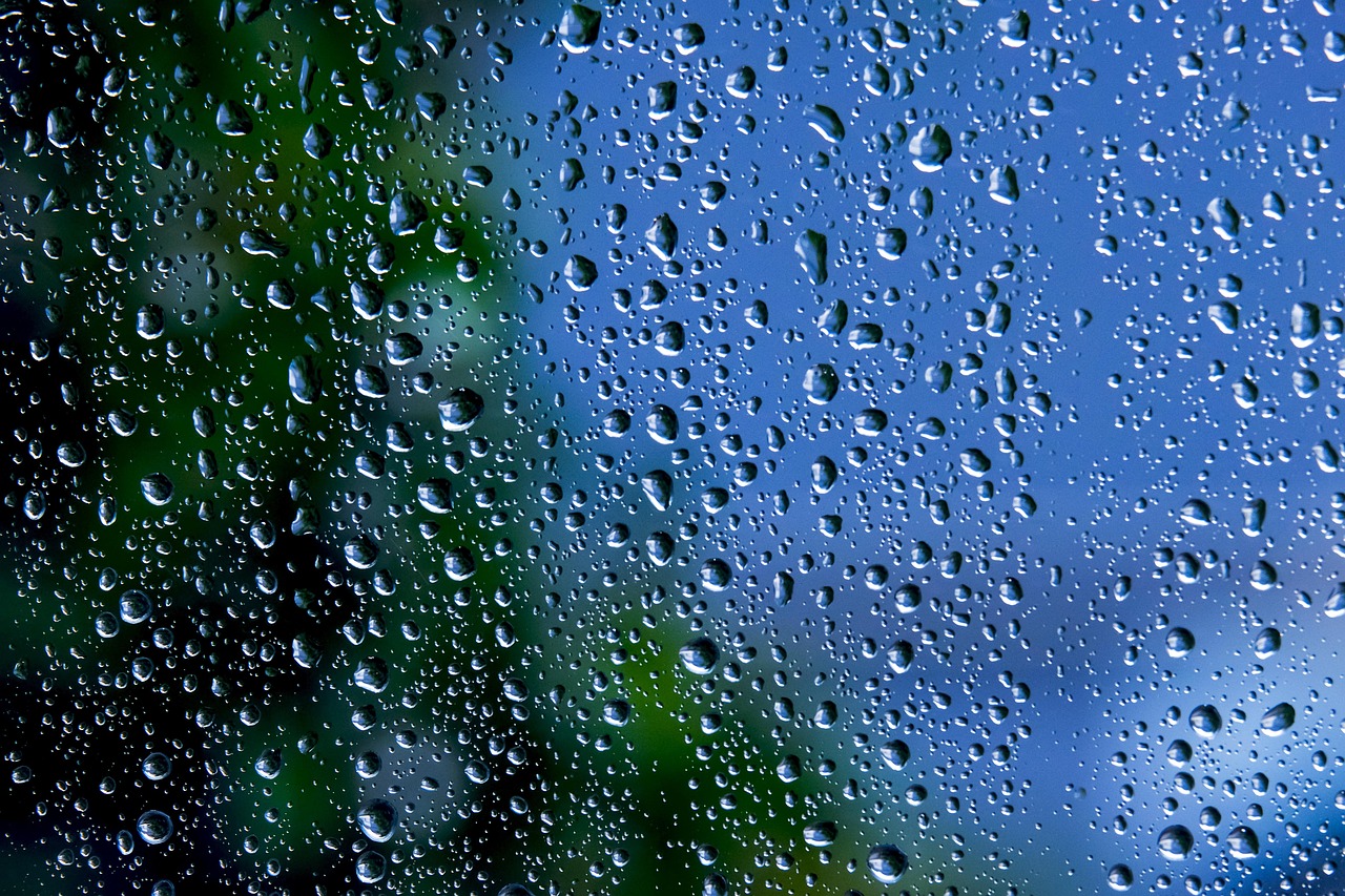 raindrop, nature, glass, rain, window, wet, window glass, water droplets, water, rainy, close up, waterdrop